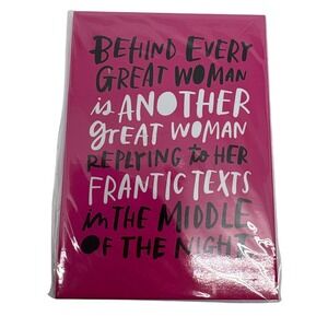 Emily McDowell Studio Magnet Behind Every Great Woman Funny Humor Gift for‎ Her